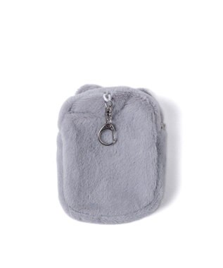 WEGO アニマルカードホルダーポーチキーホルダー グレー
