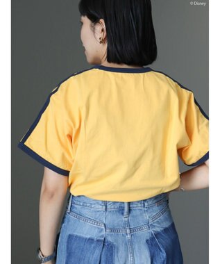 AMERICAN HOLIC ラインＴシャツ　Ｙｅｌｌｏｗ／Ｄｉｓｎｅｙ Yellow