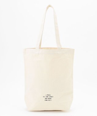 J.PRESS MEN アーチロゴトートバッグ ホワイト系