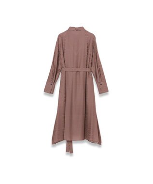 JOSEPH 【洗える】オーバーレイプリント　ドレス Ruby combo