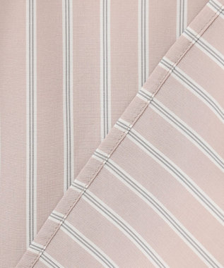 ANY SIS 【洗える】バックシャンイージーケア シャツ ベージュ×ストライプ