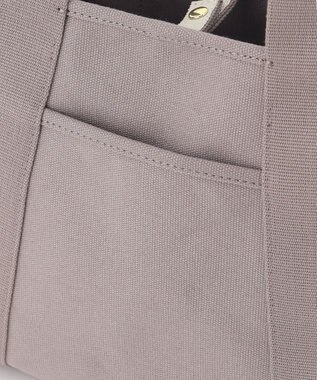 TOCCA FRILL CANVASTOTE キャンバストートバッグ ライトグレー系