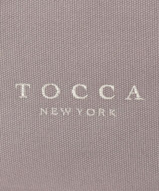 TOCCA FRILL CANVASTOTE キャンバストートバッグ ライトグレー系