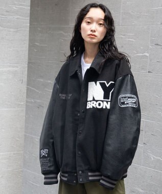 WEGO メルトンワッペンスタジャン ブラックその他