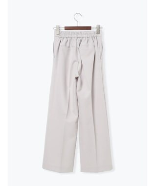Te chichi 【雑誌掲載アイテム】ダブルクロスイージーワイドパンツ グレー