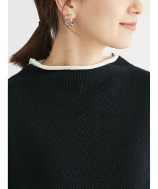 Green Parks ・Ｐｅｔｉｔ　Ｆｌｅｕｒ　ハイショクタートルニット Black