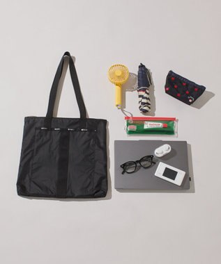 LeSportsac 10TH ESSENTIAL MAGAZINE TOTE/ブラックC ブラックC