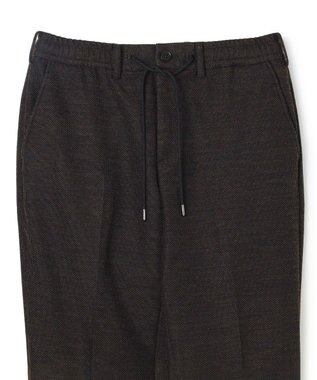 JOSEPH HOMME 【WEB・一部店舗限定】【ストレッチ】 ウールドビージャージー　ドロスト付テーパードパンツ / PEGG CONVERTIBLE ダークブラウン系