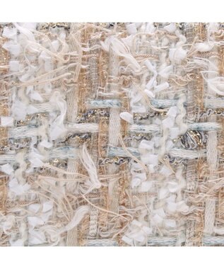 A.D.M.J. ファンシーツイードクラッチショルダー BEIGE/DAUPHIN