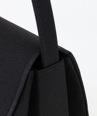 自由区 FORMAL 【日本製】米沢織 インナーマグネット ハンドバッグ ブラック系