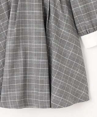 ANY KIDS 長袖 ワンピース グレンチェック