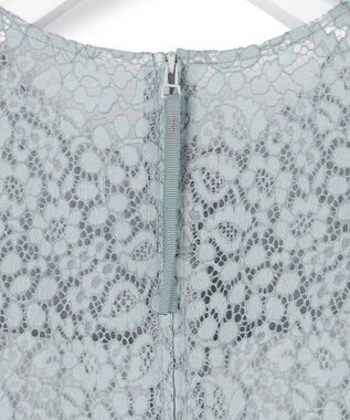 23区 S 【APPLAUDIR】ニュアンスフラワーレース ドレス サックスブルー系