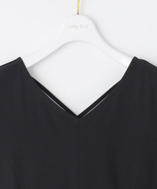 ANY SIS 【撥水・UVカット・洗える】ラッシュガードシリーズ ワンピース ブラック