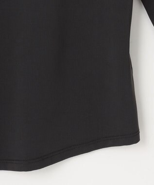 23区GOLF 【WOMEN】【吸水速乾・UVケア】ハーフジップ シャツ ブラック系