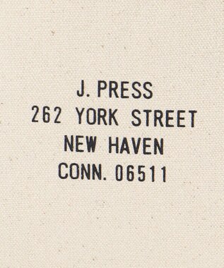 J.PRESS MEN アーチロゴトートバッグ ホワイト系