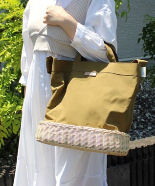 ROOTOTE 2818【ラタン:カゴバッグ】EU.ラウンド.スロース-A 02：グラス