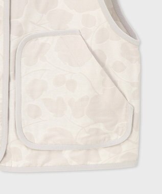 Paul Smith Perforated Floral ジャカード ベスト アイボリー