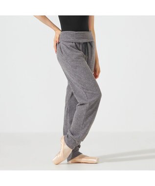 Chacott ウォームアップパンツ グレー杢