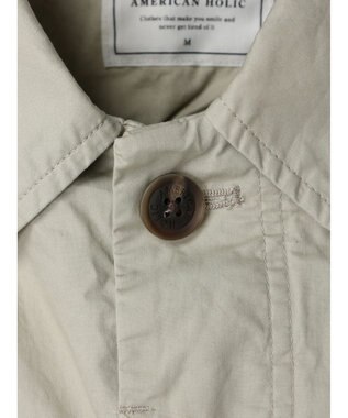 AMERICAN HOLIC ２ＷＡＹステンカラーライナー付きコート Gray Beige