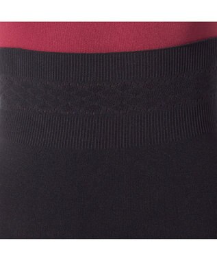 Chacott 【ノーソーイングニット】ハイウエストオーバータイツ ブラック