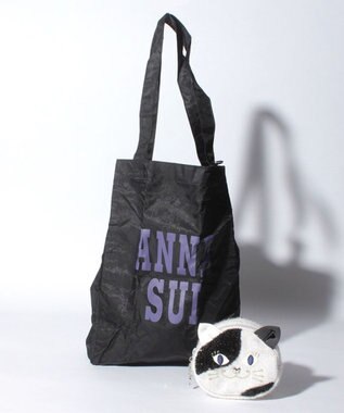 ANNA SUI ポータブル トートバッグ withモウモウ ホワイト
