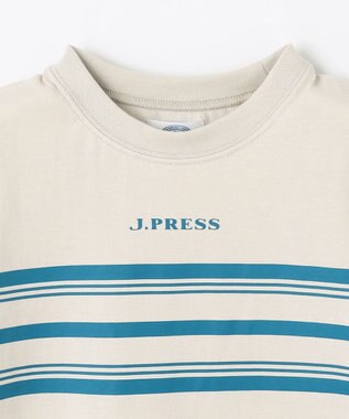 J.PRESS KIDS 【100-130cm】ボーダープリント Ｔシャツ ライトグレー系