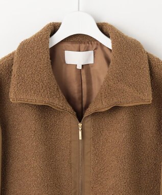 自由区 【カタログ掲載】ボアコンビ アウター キャメル