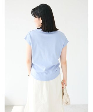 CRAFT STANDARD BOUTIQUE スムースフレンチスリーブプルオーバー Sax