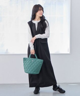 ROOTOTE 3633【丸底】SN.デリ.ミリタリーキルト-A 04：グリーン