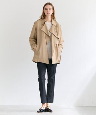 BEIGE， WERNER / ファンシーヤーンヘアリーニットプルオーバー Ecru