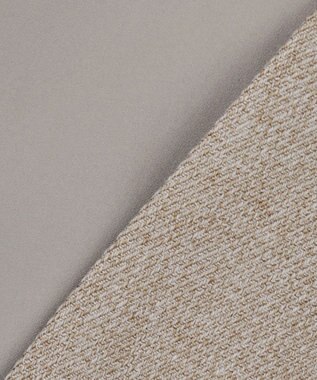 23区 S 【洗える】ウールライクカルゼ ノーカラージャケット ベージュ系