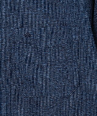 JOSEPH ABBOUD 【キングサイズ・ジャージー素材・ストレッチ】 ECO コットンジャージー シャツ ダルブルー系