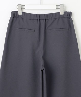 J.PRESS LADIES S 【洗える・吸水速乾】DRYライトサッカー クロップド パンツ スレート系