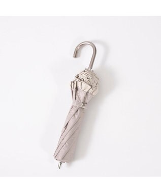 UNBILLION カシュネ cachenez / 【晴雨兼用】【日傘】 【UV カット率99.999.9％以上】PUバイカラーフリルトップレス折りたたみ傘 ダークベージュ