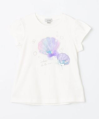 接触冷感しゃらしゃらビーズTシャツ / any FAM KIDS | ファッション