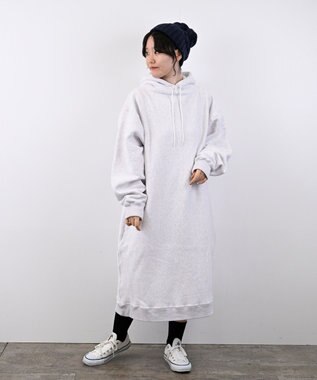 LENO ONE PIECE HOODIE 《FRENCH TERRY》ワンピースフーディ/パーカー OATMEAL