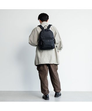 ACE BAGS & LUGGAGE ace. レノウ ビジネスリュック A4サイズ 13.3インチPC収納 2気室 ミニポーチ 20101 エース ジェットブラック