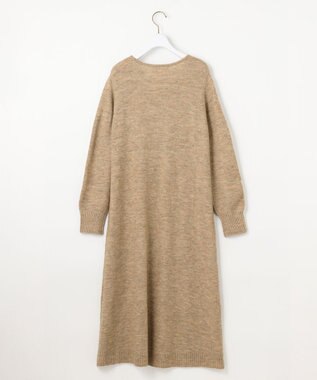 ANY SIS 【洗える】クロスレイヤードニット ワンピース ベージュ
