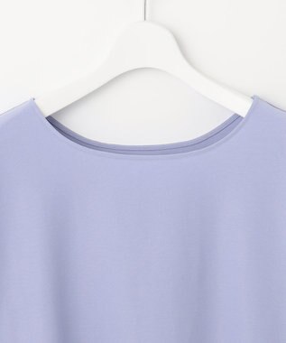 自由区 【WEB限定】【UVケア・吸汗速乾・洗える・XSサイズあり】ファンクショナルツイストジャージー カットソー ダルブルー系