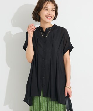 CRAFT STANDARD BOUTIQUE 【追加】ヴィンテージボイルタックチュニック Black