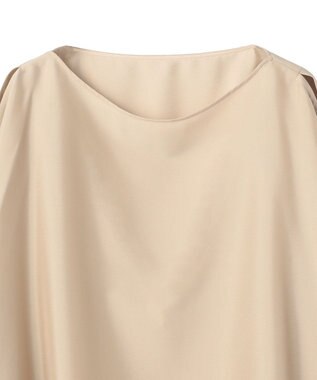 BEIGE， PERIDOT / 2WAYスリーブ ドレープブラウス Nude