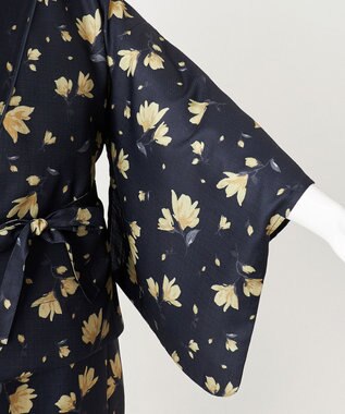 ANY SIS 【着付け簡単5点セット】2WAY セパレート浴衣セット ネイビー系