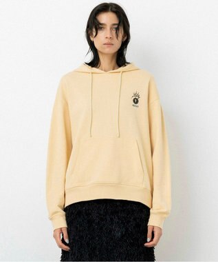 NAVE 【xNAVE】Six Sence Recordコラボ グラフィックフーディスウェット ライトイエロー系