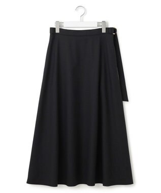 23区 S 【VERY10月号掲載】メリノウールサテン スカート ブラック系