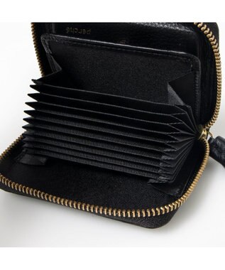 UNBILLION ペルケ perche / カラーコンビジャバラ・カードウォレット ブラック