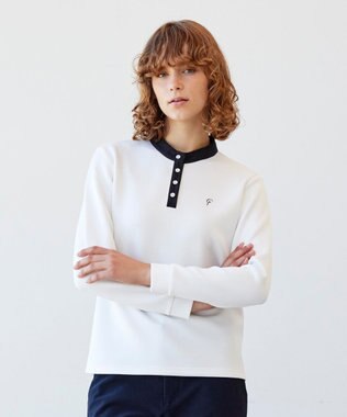  【23Fondation】【WEB&一部店舗限定】クレリック モックネックシャツ