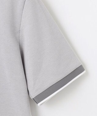 23区GOLF 人気NO.1ポロ【MEN】ピラミッドカノコ 半袖ポロシャツ ライトグレー系4