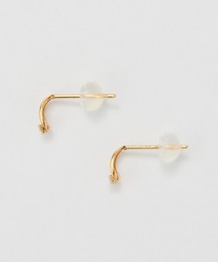 Phoebe 【K10】リーフダイヤモンドピアス　ゴールド ゴールド