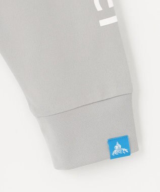 SHARE PARK LADIES 【UNISEX】吸水速乾 ショルダーロゴロングスリーブTシャツ（S・Mサイズ） グレー