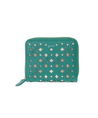 genten クアドリフォリオ ミニ財布 エメラルド